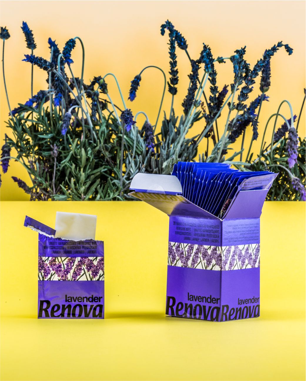 Lavender Scented Refreshing Wipes